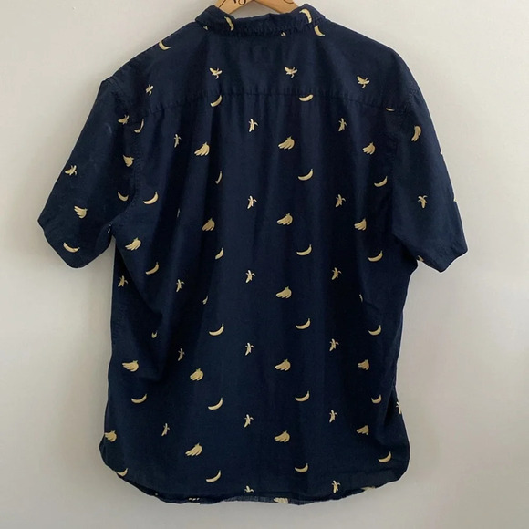Men’s button down banana print shirt XL - Picture 5 of 6